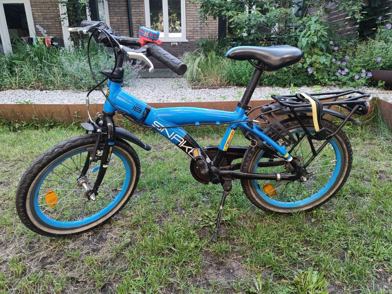 Loekie Snake 18" inch kinderfiets, Fietsen en Brommers, Fietsen | Kinderfietsjes, Ophalen, Velgrem, Loekie Snake, 16 tot 20 inch