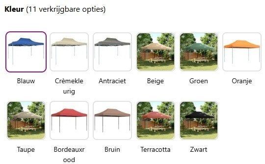 Partytent opvouwbaar paviljoen pagodetent 3x4,5 GRTS BEZORGD, Partytent, Minder dan 4 meter, Nieuw, Nvt