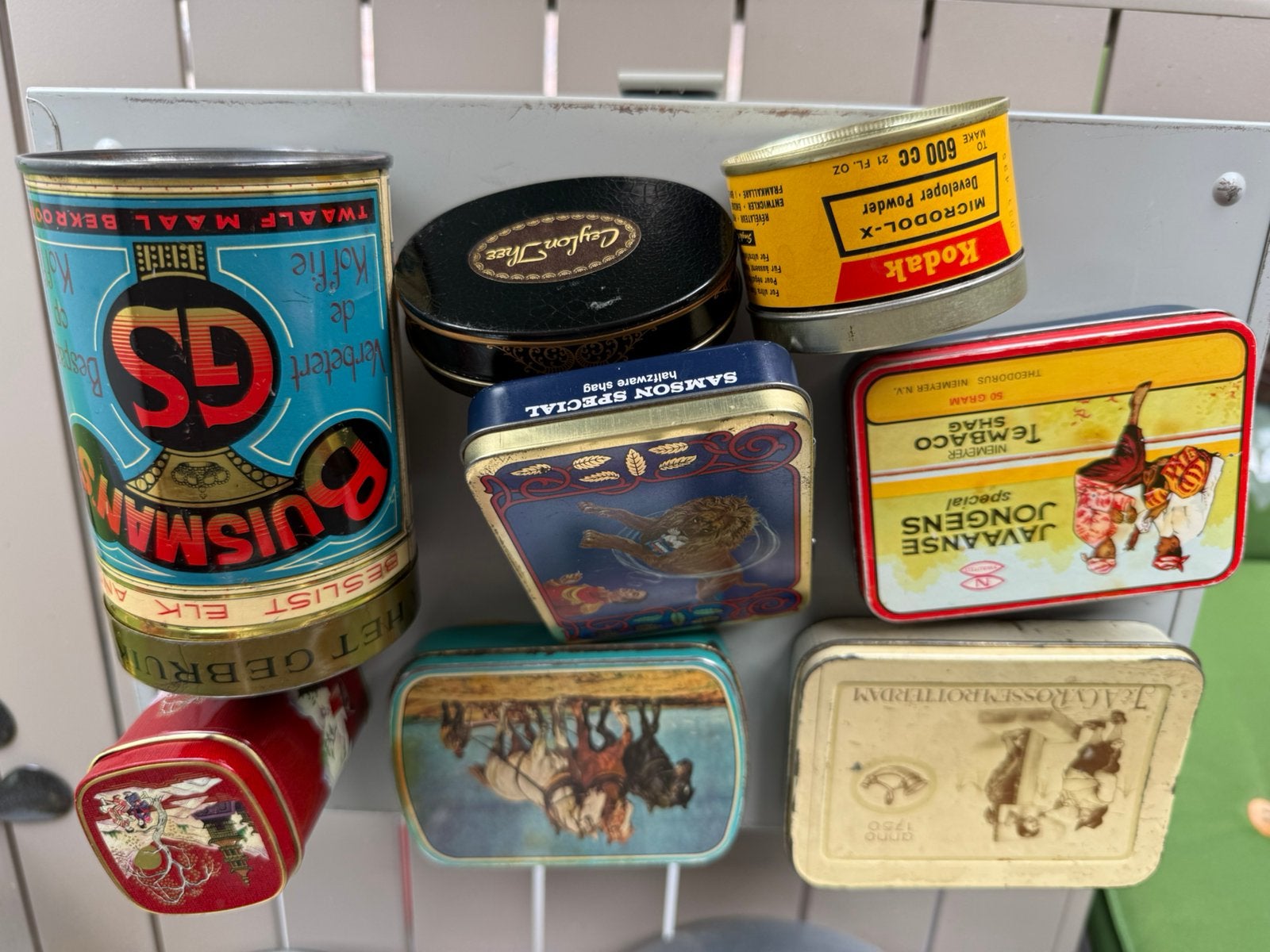 Vintage blikken verzameling - diverse merken en doeleinden, Ophalen of Verzenden, Gebruikt, Overige, Overige merken