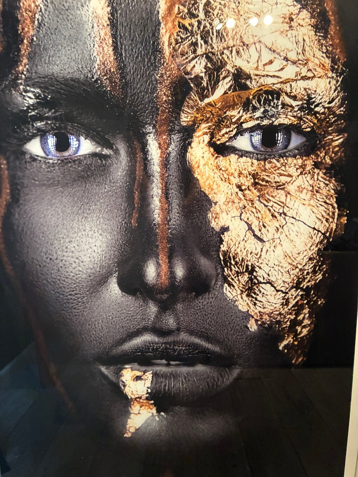 Foto kunst 150 x 100 cm . Plexiglas met alu frame, Kunststof, Print, Portret, Ophalen
