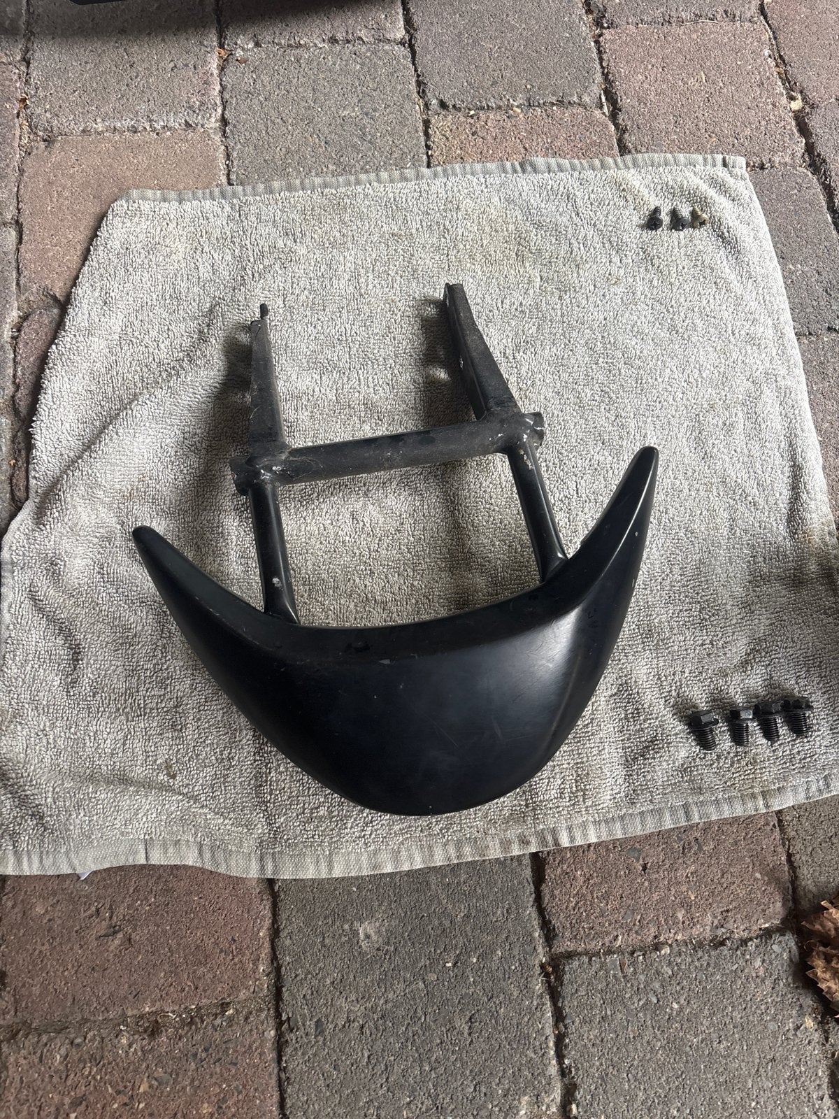 Peugeot Vivacity achterspoiler met beugel, Ophalen of Verzenden, Gebruikt, Kap, Peugeot