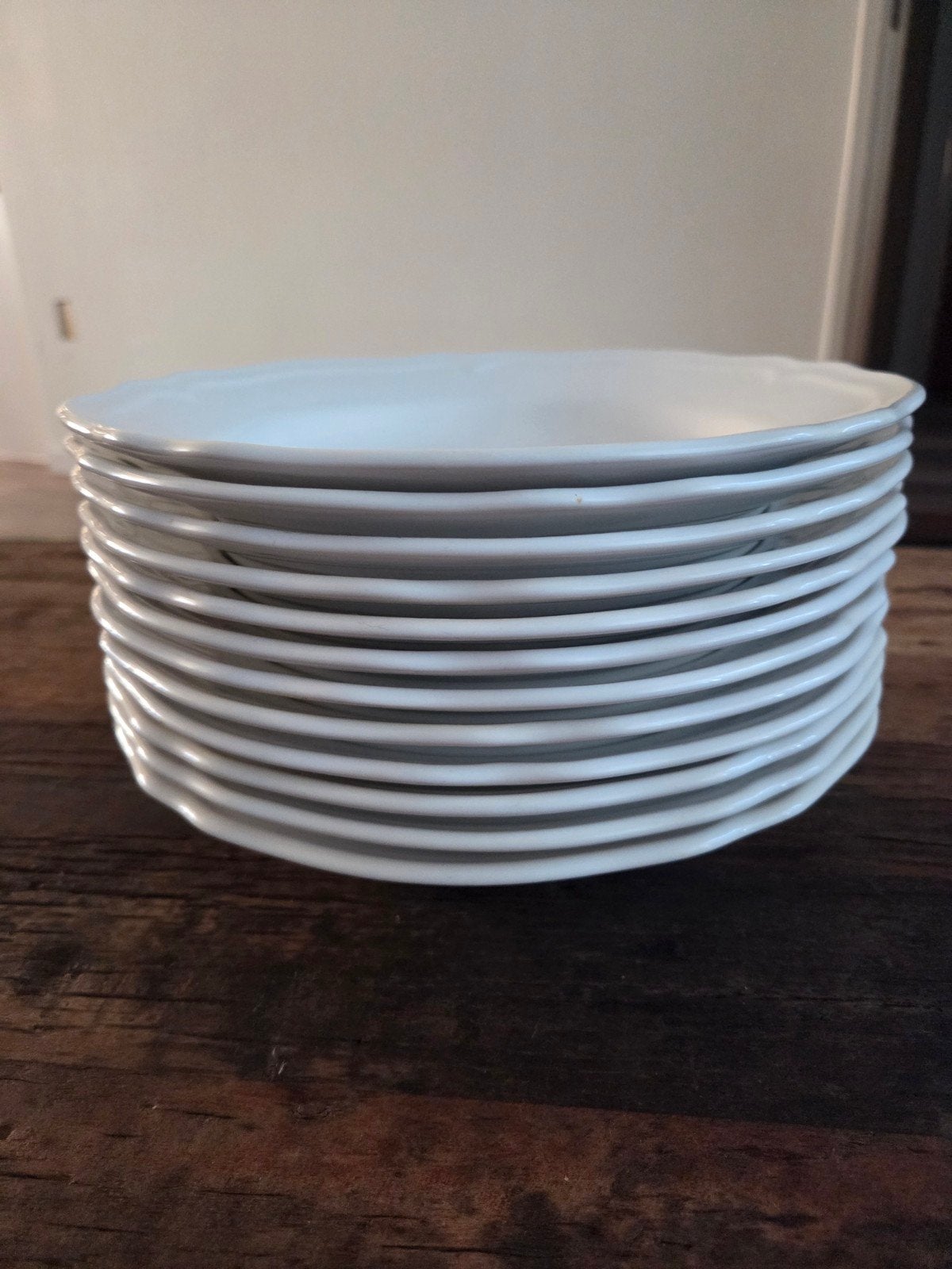 12 diepe borden, Huis en Inrichting, Keuken | Servies, Ophalen, Porselein, Overige stijlen, Bord(en)