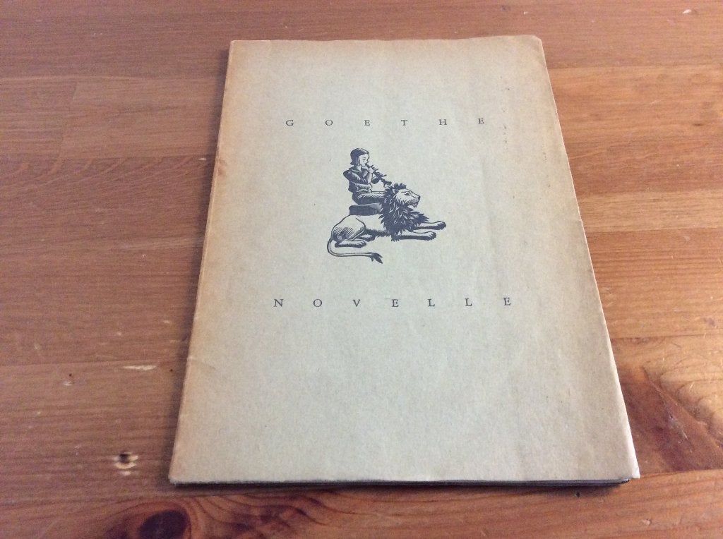 Goethe Novelle Paperback 1948 Wereldbibliotheek-Vereniging, Ophalen of Verzenden