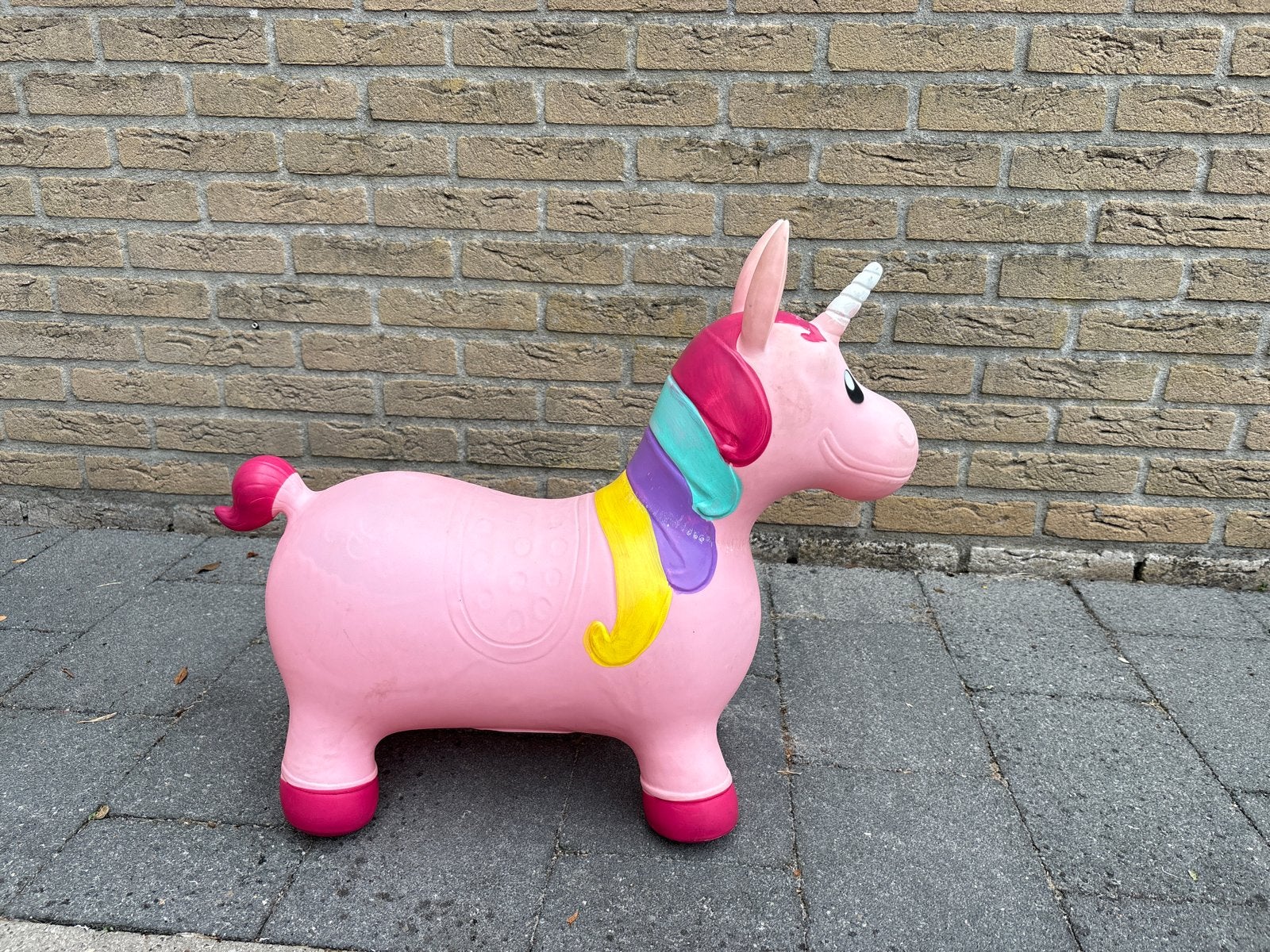 Roze Skippy Eenhoorn - Springplezier voor Kinderen, Ophalen, Zo goed als nieuw, Jongen of Meisje