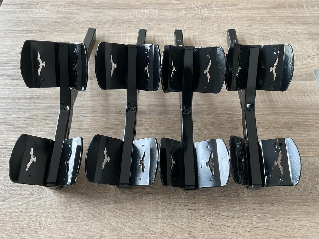 Extra brede wielgoot (ca 10 cm) goten fietsendrager, Ophalen of Verzenden, Zo goed als nieuw, Fietsendrager-accessoire, Elektrische fiets