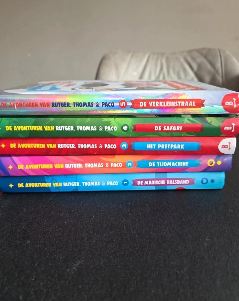 De Avonturen van Rutger, Thomas & Paco - 5-delige set, Ophalen of Verzenden, Zo goed als nieuw, Rutger Vink, Thomas van Grinsven