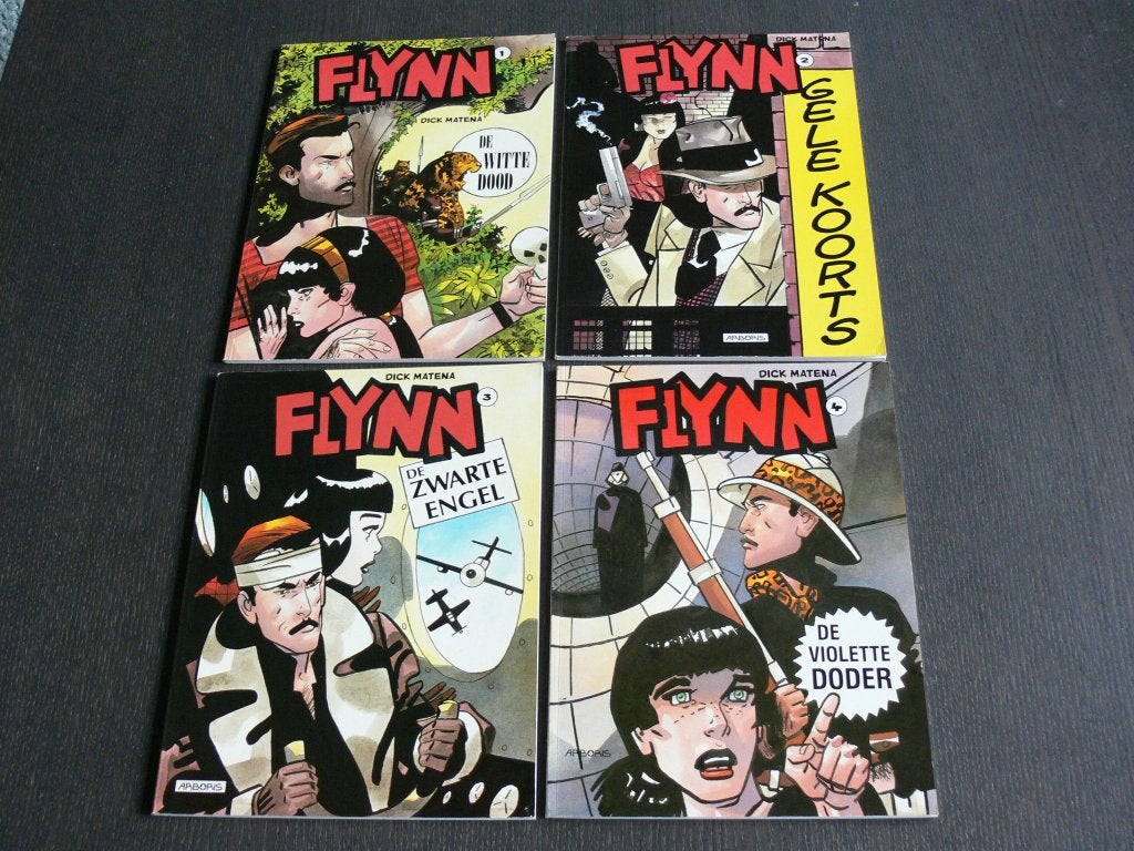 Flynn - 4 delen, Boeken, Stripboeken, Meerdere stripboeken, Verzenden, Zo goed als nieuw