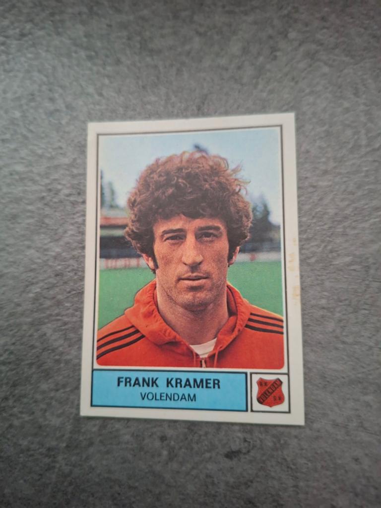 Panini sticker Voetbal 78. Speler Frank Kramer FC Volendam., Verzenden, Zo goed als nieuw, Sticker