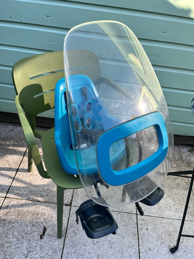 Bibike voorzitje met windscherm, Ophalen, Voorzitje, Bobike, Gebruikt