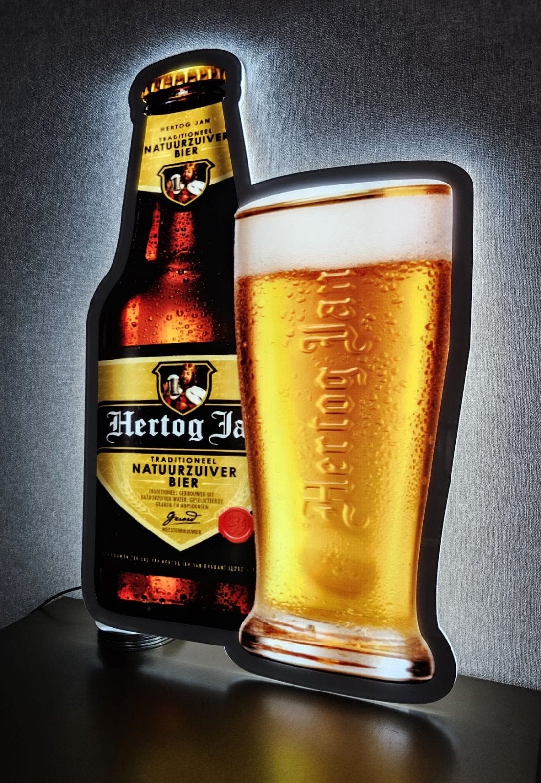 HERTOG JAN LED reclame verlichting lamp, Ophalen of Verzenden, Nieuw, Reclamebord, Plaat of Schild, Hertog Jan