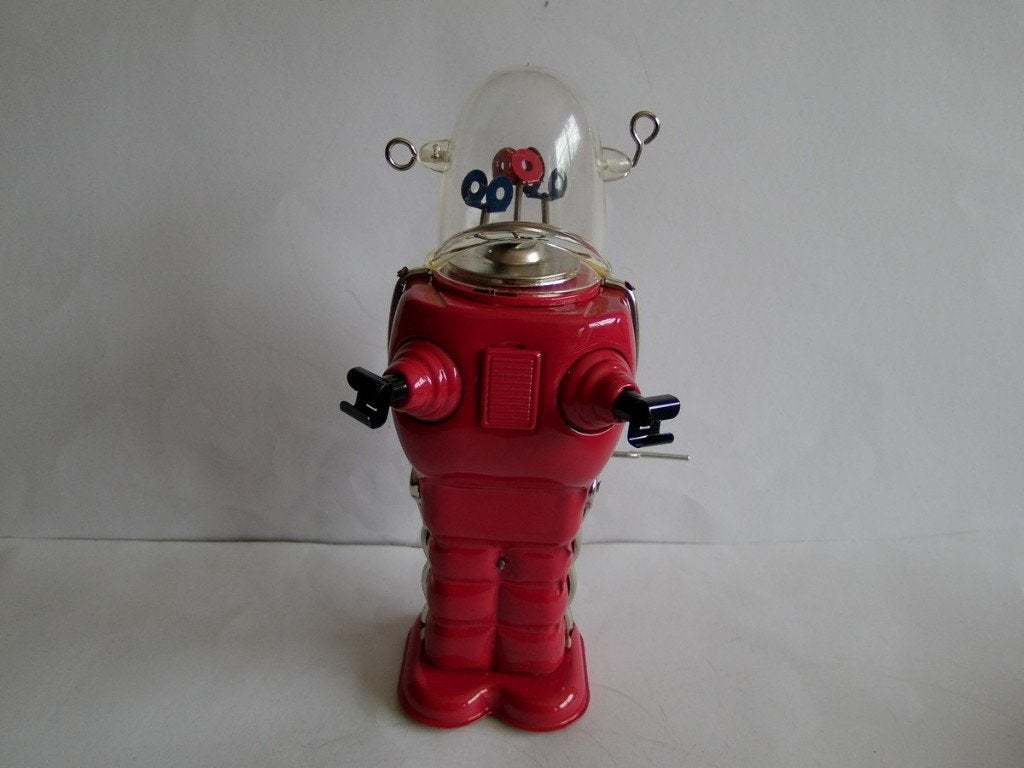 Oude blikken Robby the Robot, Rood. China, jaren''2000''s, Ophalen of Verzenden, Zo goed als nieuw