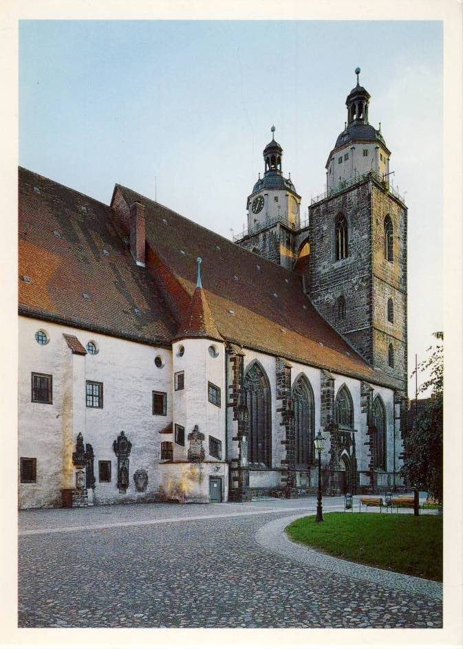 Wittenberg - Stadtkirche St. Marien, Verzamelen, Ophalen of Verzenden, 1980 tot heden, Ongelopen, Duitsland