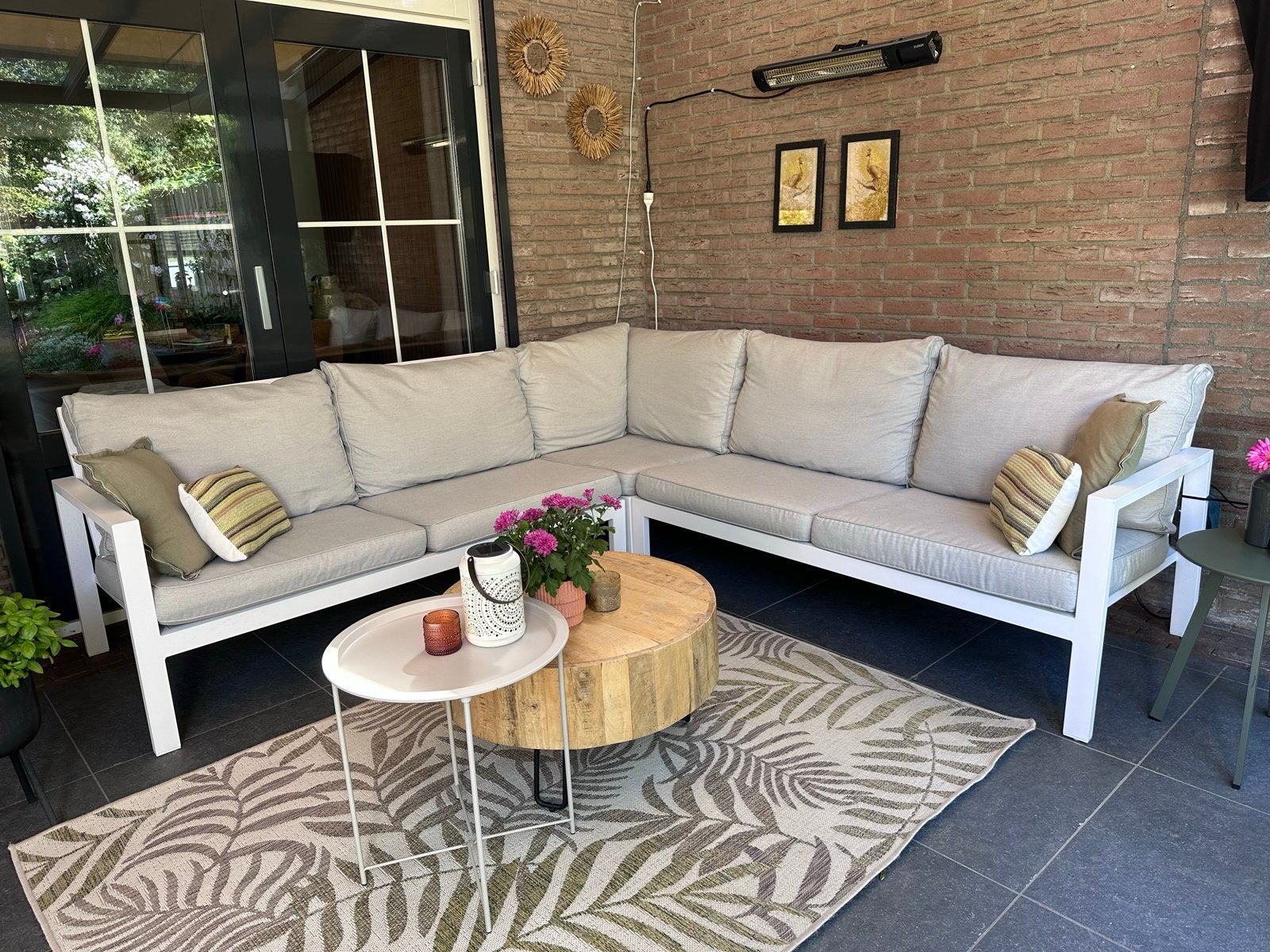 Luxe Aluminium Loungeset Manifesto incl. afdekhoes, Tuin en Terras, Tuinsets en Loungesets, Ophalen, 5 zitplaatsen, Aluminium