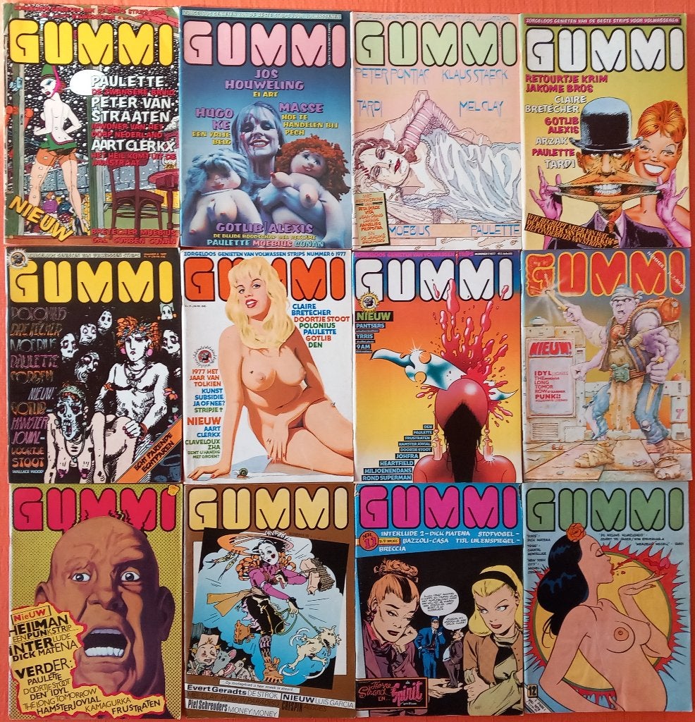 Gummi, de complete serie in goede staat., Complete serie of reeks, Ophalen, Zo goed als nieuw, Europa