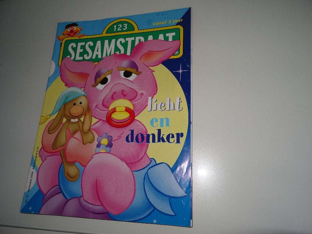 TIJDSCHRIFT -  1 2 3 Sesamstraat 2Jaar 6x, Ophalen, Gebruikt, Jongen of Meisje