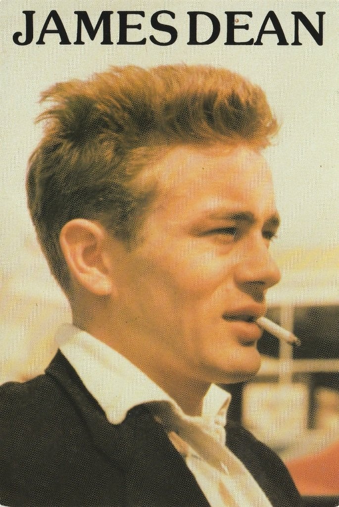Kaart James Dean (2), Verzenden, 1980 tot heden, Ongelopen, Sterren en Beroemdheden
