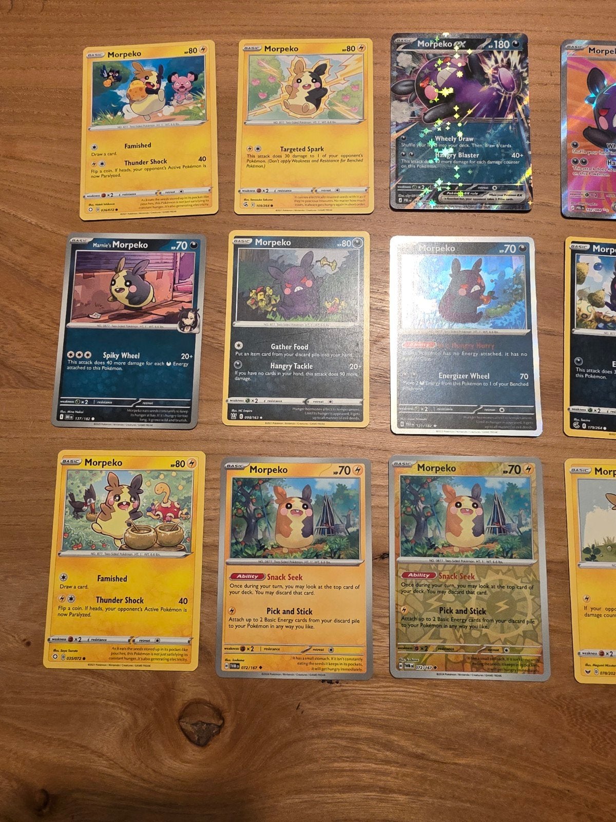 Morpeko pokemon kaarten set, Ophalen of Verzenden, Meerdere kaarten