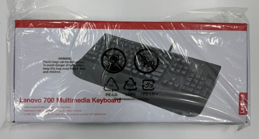 Lenovo 700 Multimedia USB - Toetsenbord(Dutch Layout), Nieuw, Ophalen of Verzenden, Qwerty, Ergonomisch