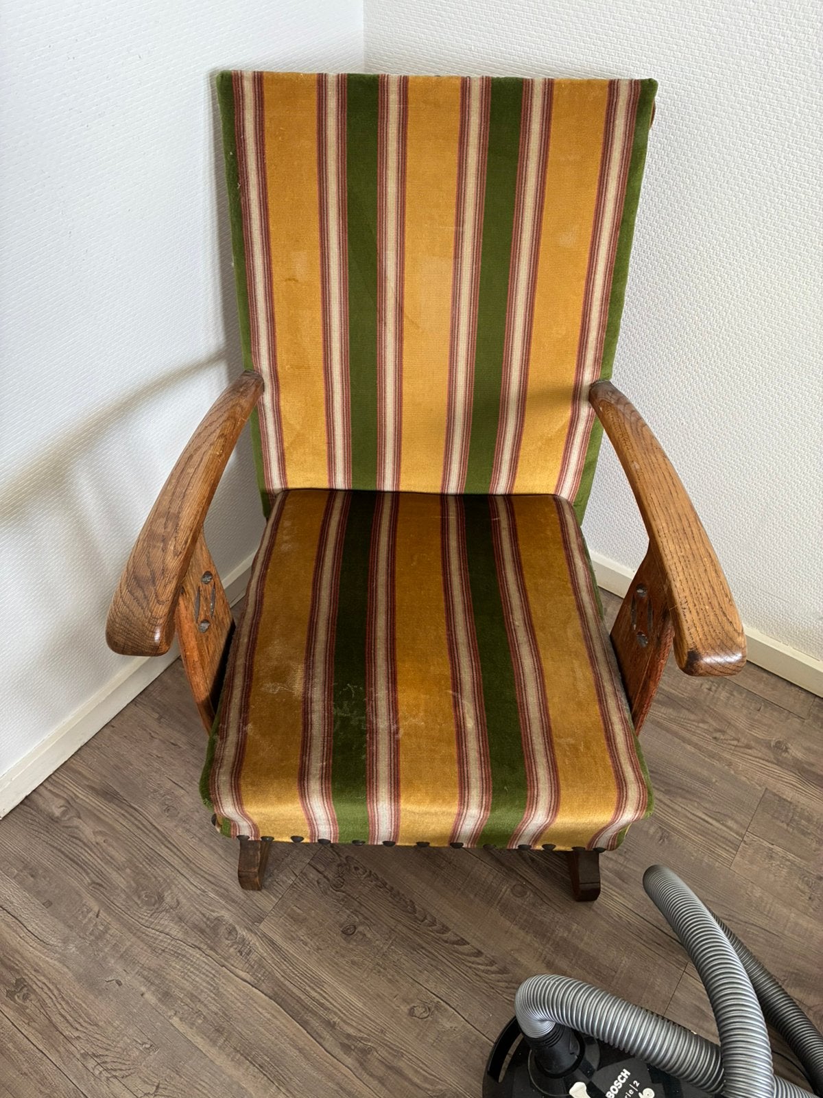 Vintage rookstoel uit de jaren 60/70, Ophalen, Gebruikt, Minder dan 50 cm