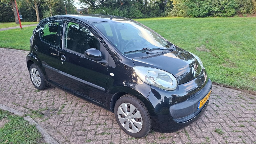 Citroën C1 5-DRS AIRCO ️❄️ Zwart luxe uitvoering, Auto's, Voorwielaandrijving, Stof, Zwart, 4 stoelen