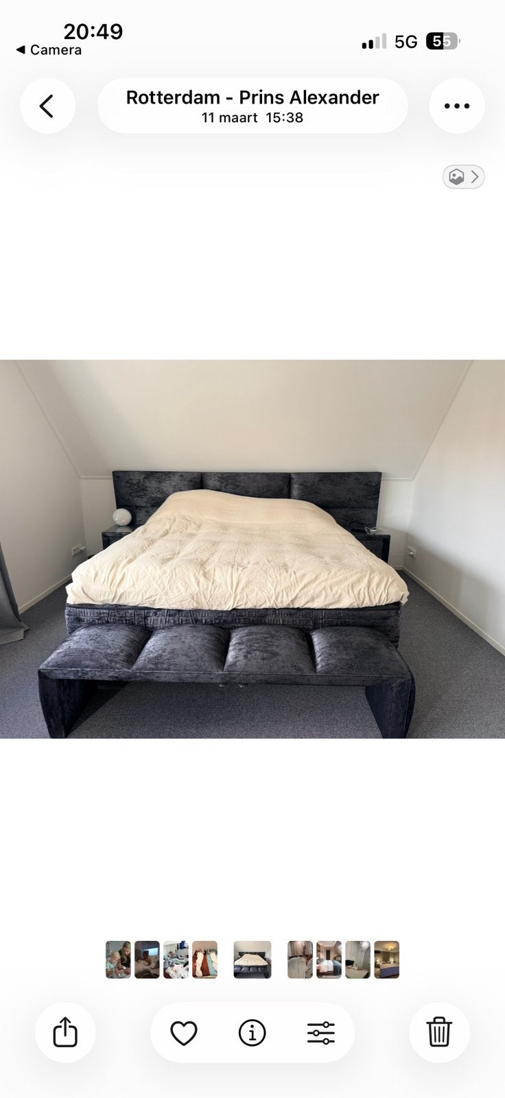 Serta Luxury Boxspring - Magnum Grande, Ophalen, Zo goed als nieuw, Tweepersoons