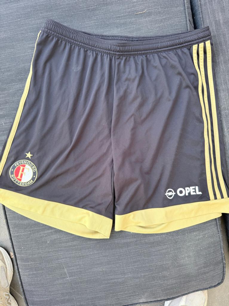 Adidas Feyenoord Voetbalbroekje Maat L, Maat 52/54 (L), Zwart, Ophalen of Verzenden, Zo goed als nieuw