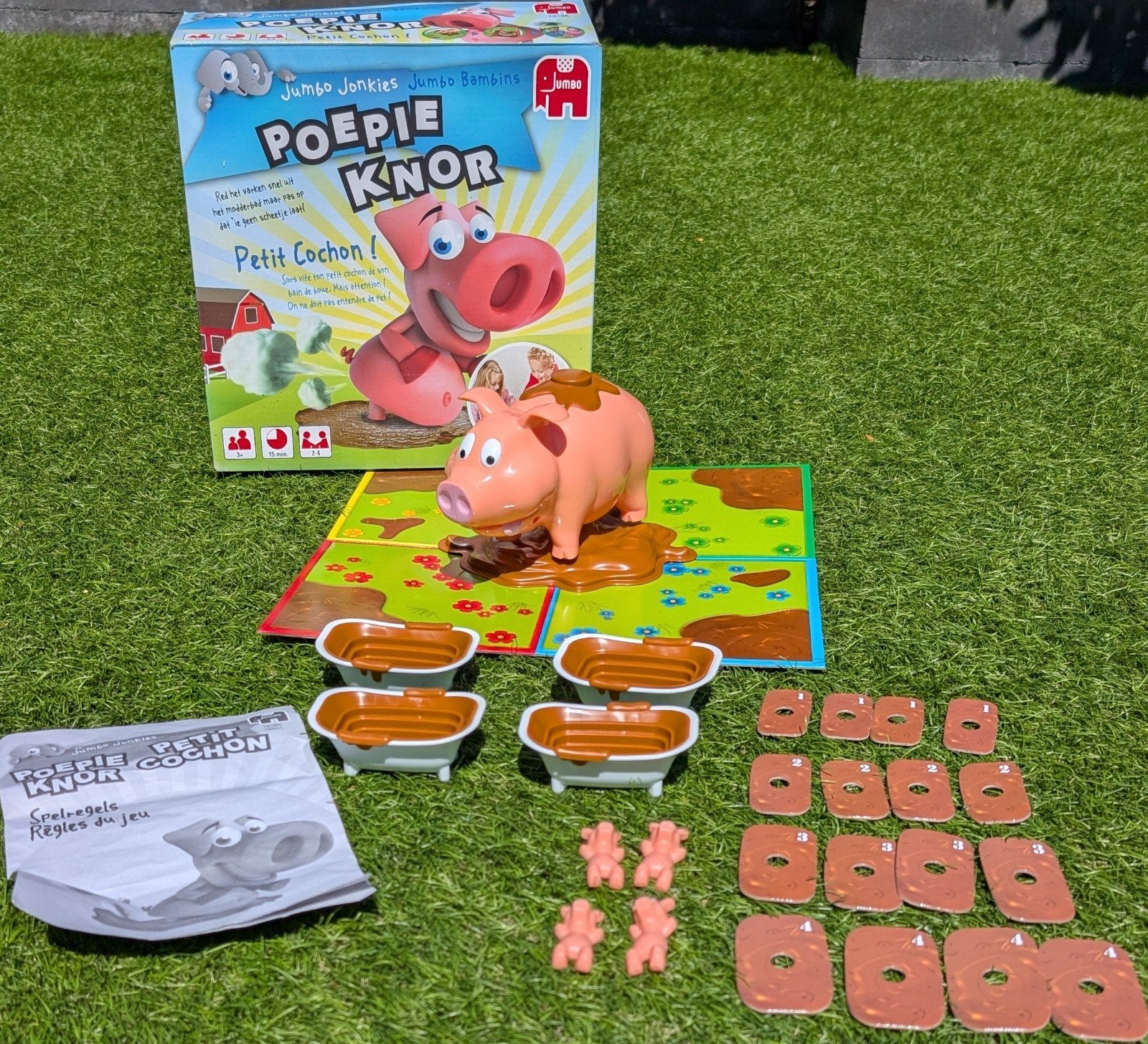 Jumbo Poepie Knor bordspel, Ophalen of Verzenden, Zo goed als nieuw