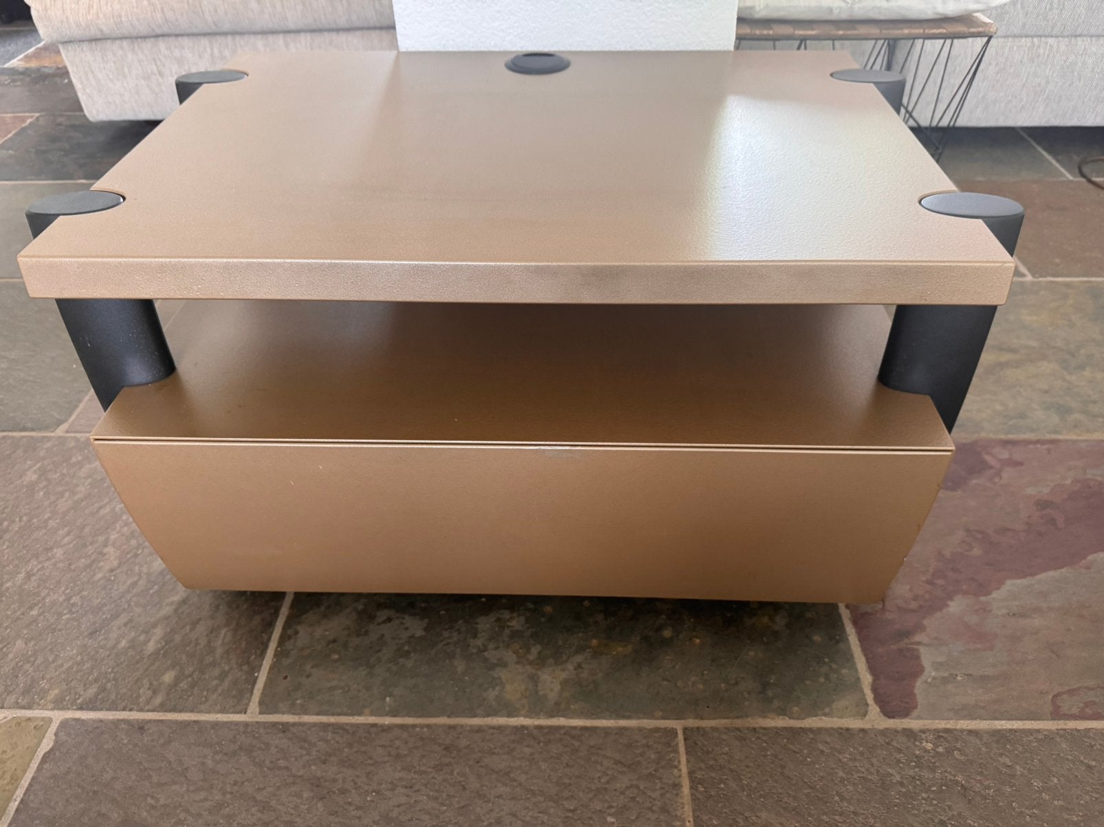 LEOLUX zwaar stijlvol  tv/audio meubel met 1 lade, Huis en Inrichting, Ophalen, Zo goed als nieuw, 50 tot 100 cm, Minder dan 100 cm
