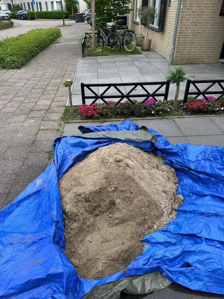 Zand & Grond Gratis, Tuin en Terras, Zand, Ophalen, Ophoogzand