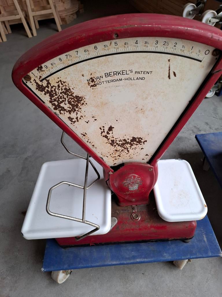 Zware berkel weegschaal, Antiek en Kunst, Ophalen
