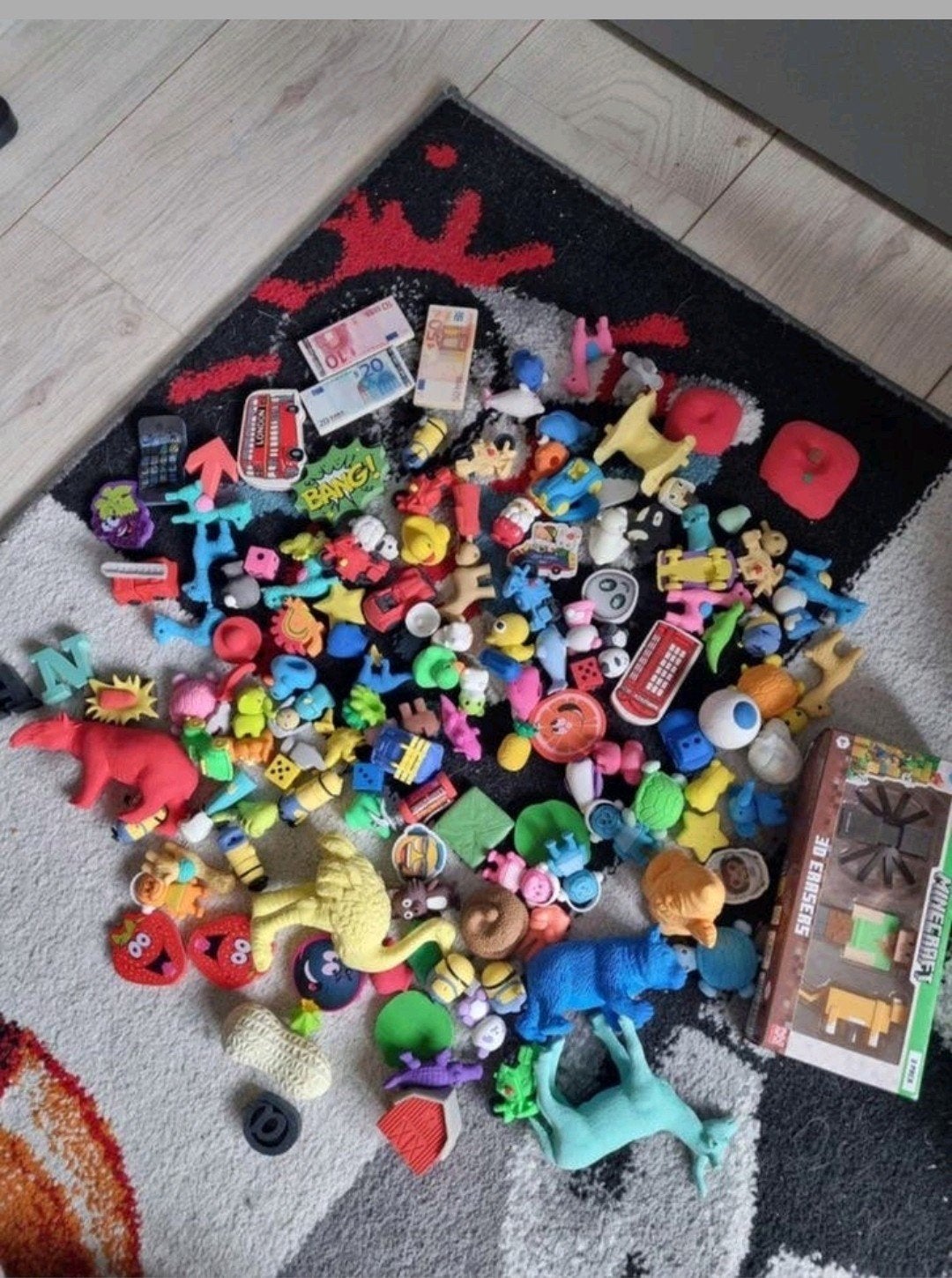 Gummen verzameling, Ophalen