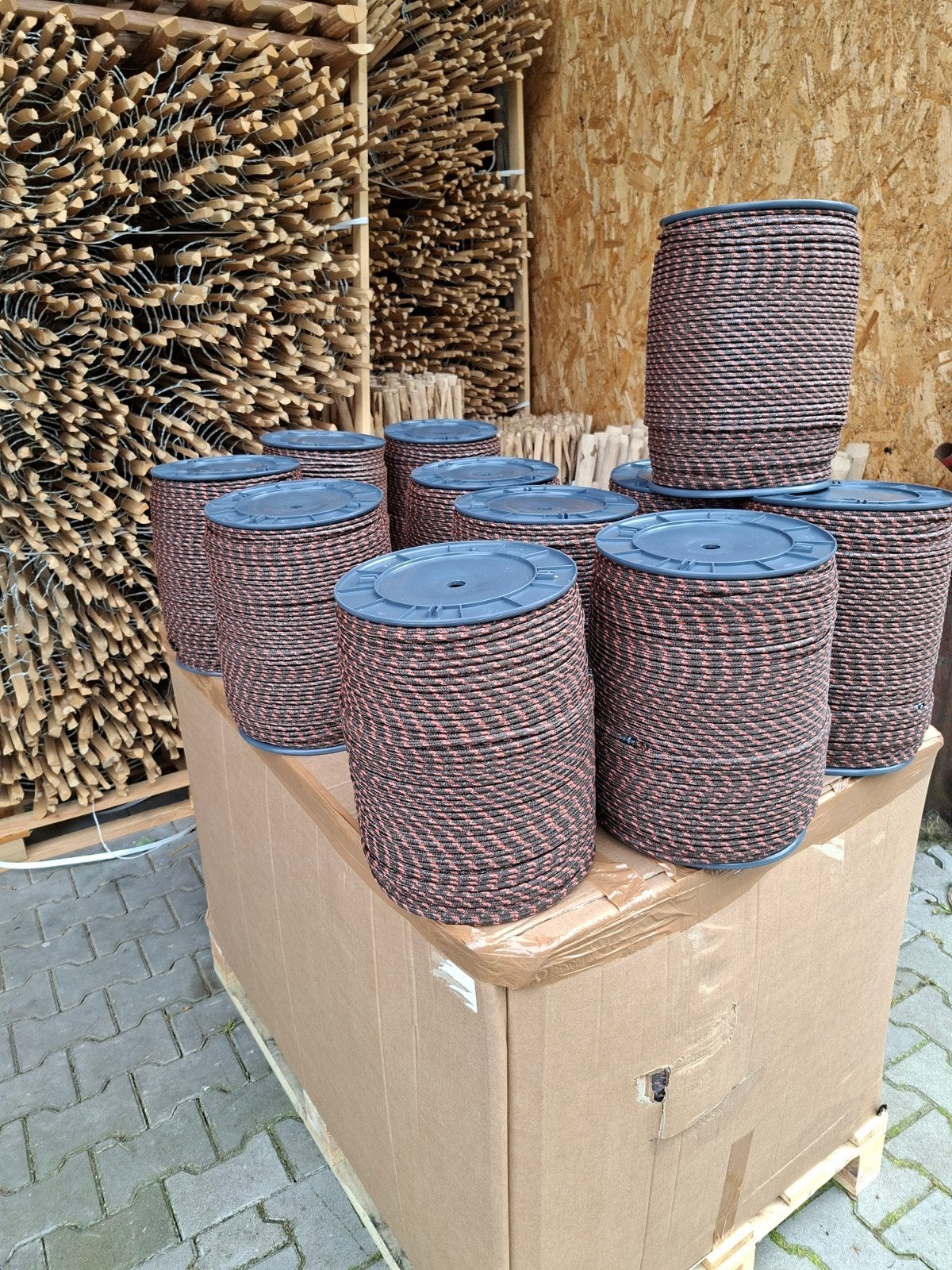 Braided Koord 500m rollen bruin, Dieren en Toebehoren