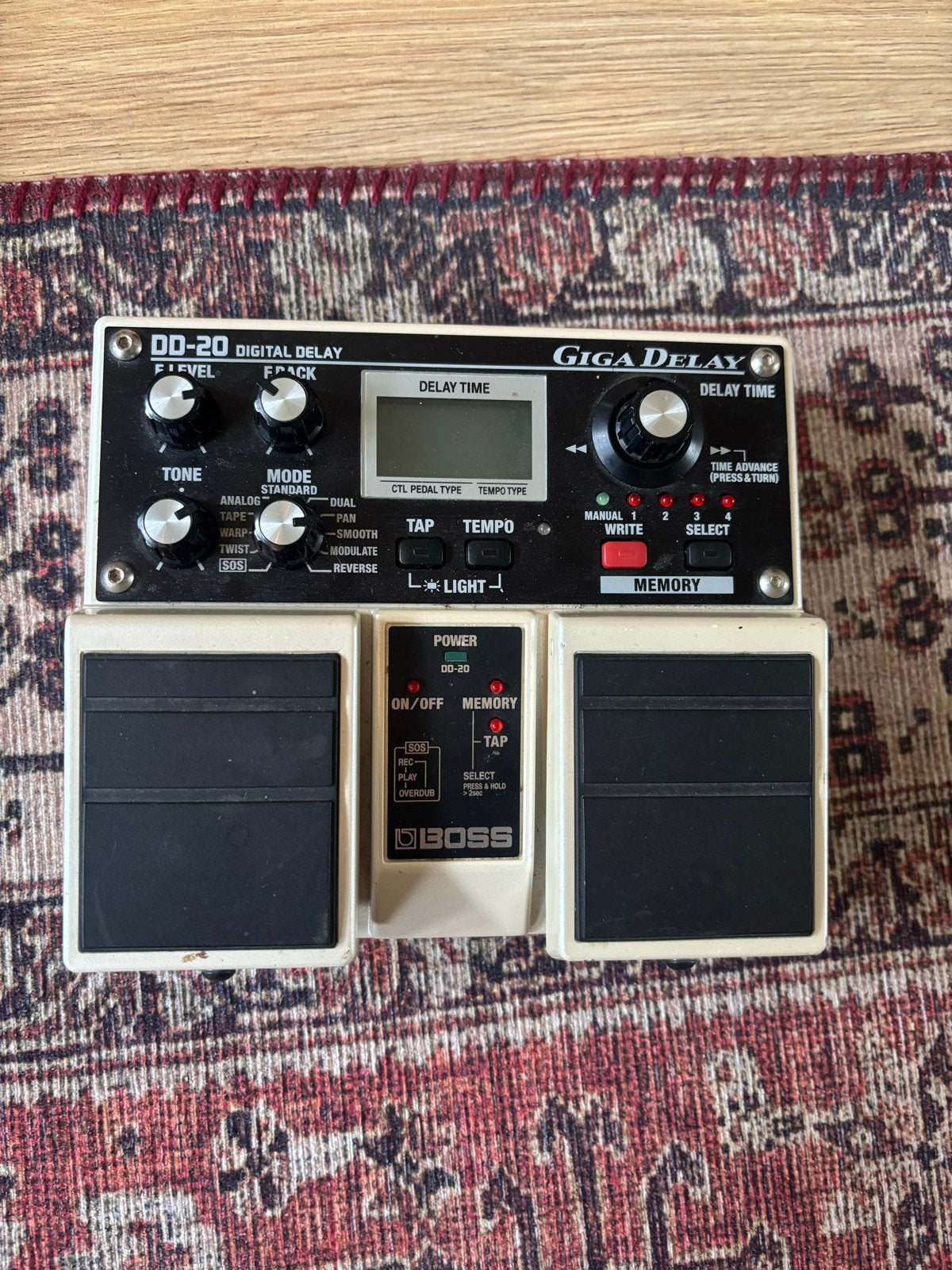 Boss DD-20 Giga Delay Pedaal, Muziek en Instrumenten, Effecten, Ophalen of Verzenden, Zo goed als nieuw, Delay of Echo