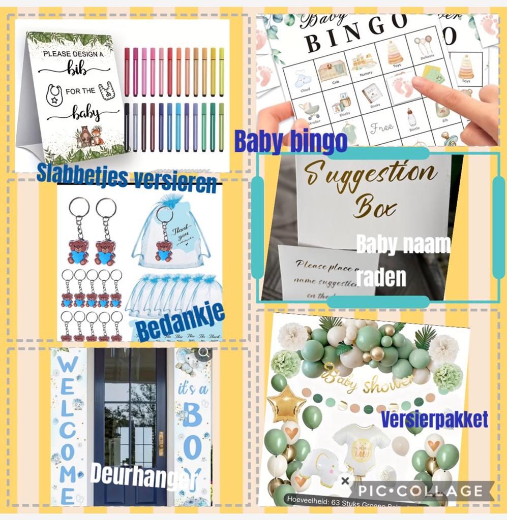 Babyshower boy wegens trieste omstandigheden, Ophalen of Verzenden, Nieuw