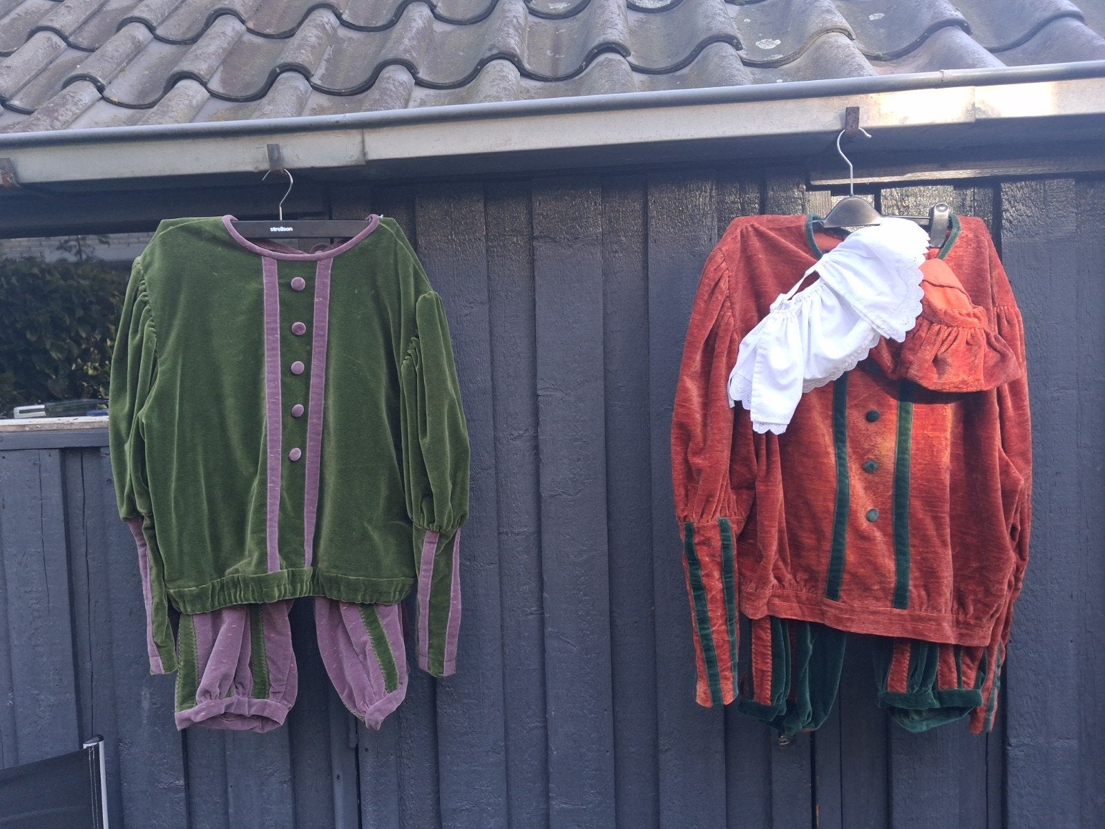 Pietenpakken pietenpak pak zwarte piet koopman gouden eeuw, Ophalen of Verzenden, Gebruikt