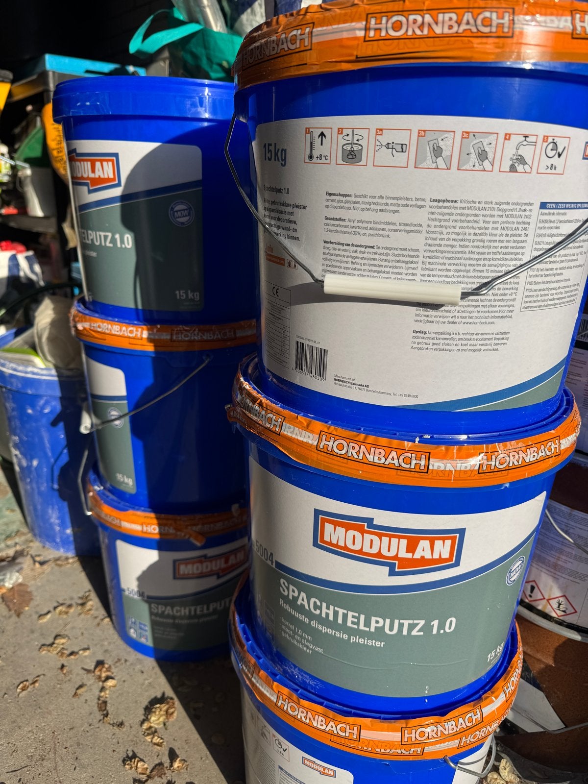 Modulan Spachtelputz 1.0 - 15kg emmers, Ophalen, Xxccc, Horenbach, Xxxx