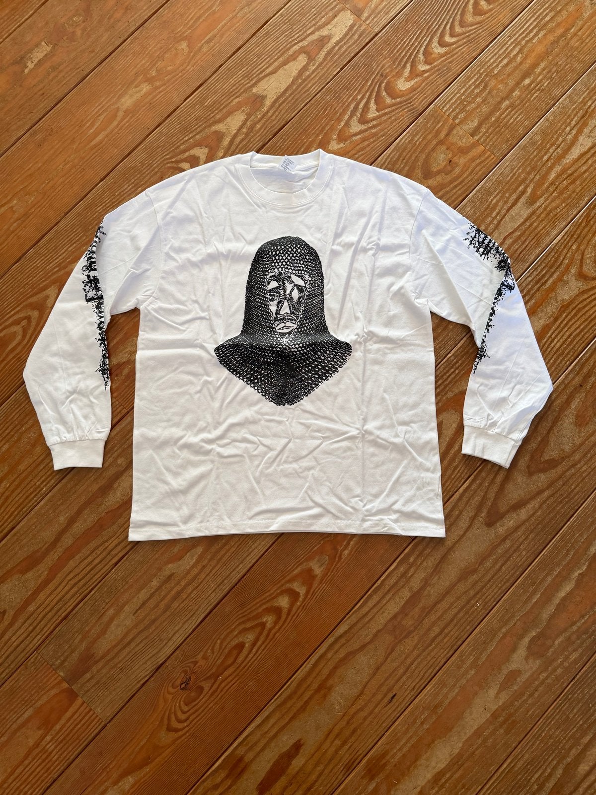 Portrayal of Guilt Longsleeve T-shirt - Zo goed als nieuw, Ophalen of Verzenden, Zo goed als nieuw, Maat 52/54 (L), Wit
