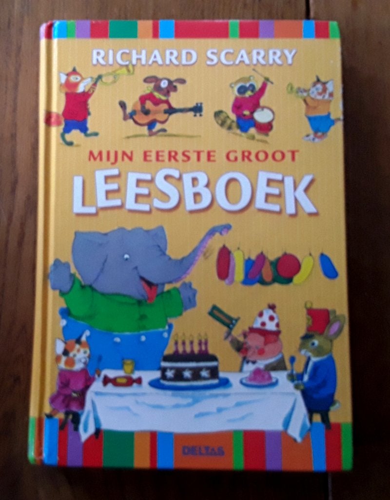 Richard Scarry - Mijn eerste groot leesboek, Boeken, Ophalen of Verzenden, Gelezen, Richard Scarry, Non-fictie