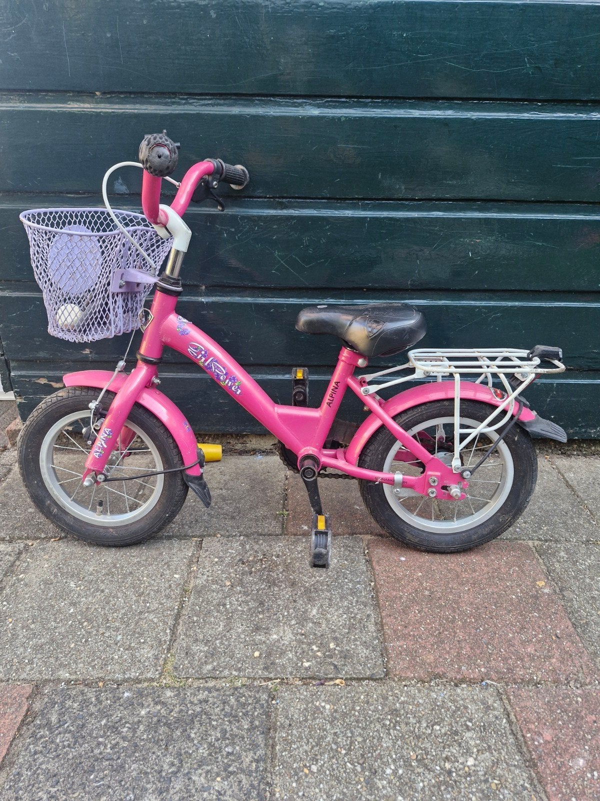 alpina kinderfiets 12 inch, Ophalen, Gebruikt, 14 inch of minder