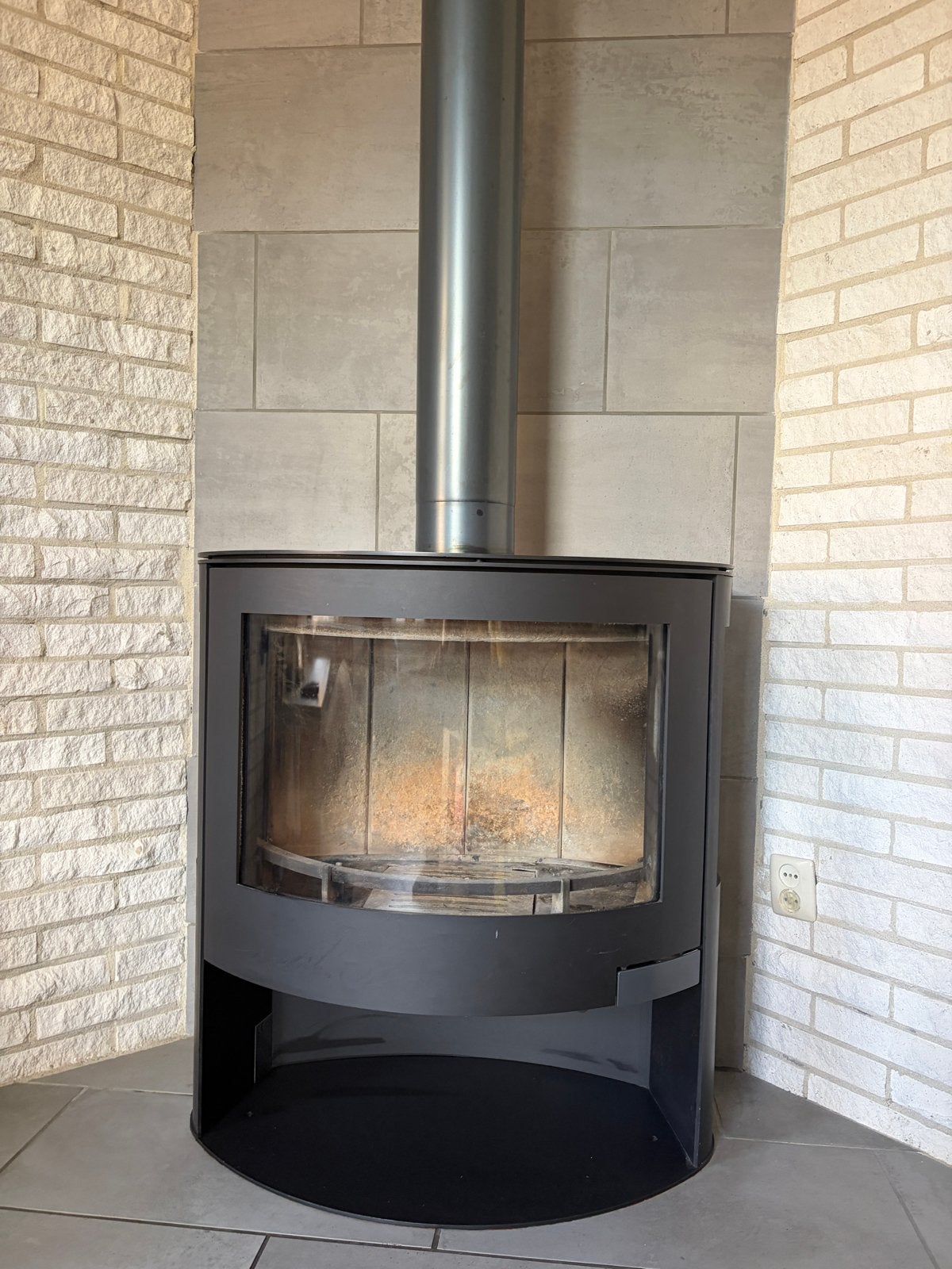 Panadero Iris Houthaard - 7 kW -, Ophalen, Gebruikt, Vrijstaande haard, Houthaard