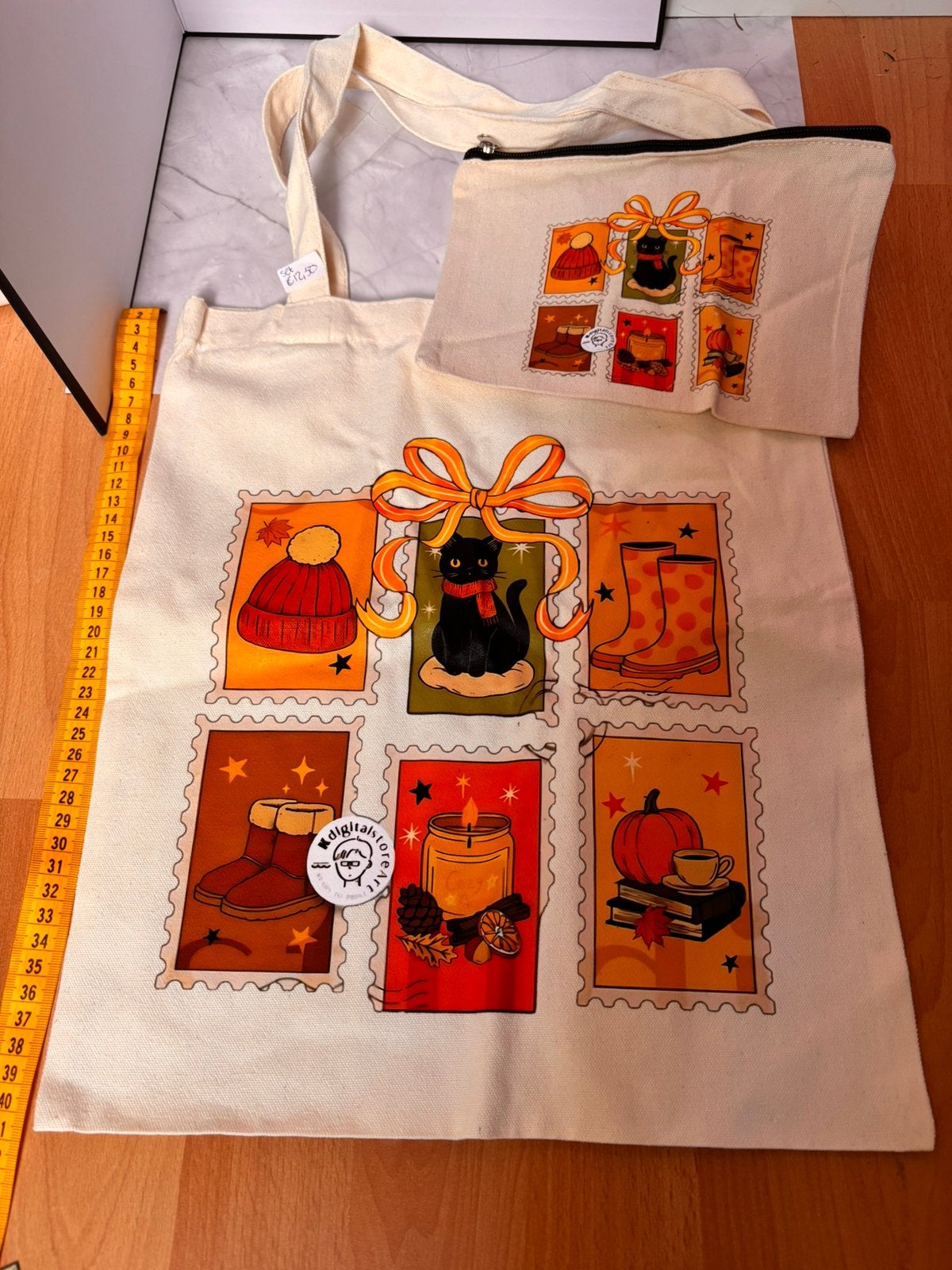 Canvas tas met etui, Ophalen of Verzenden, Nieuw, Shopper