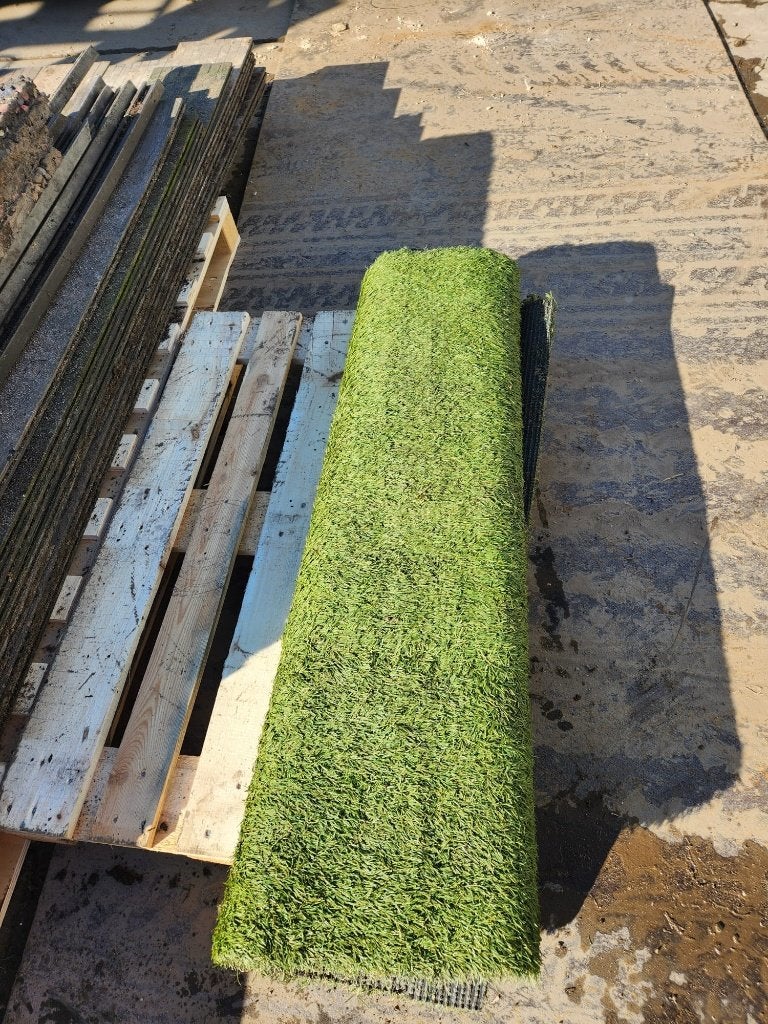 2656 - Kunstgras, 3 verschillende maten, Tuin en Terras, Gras en Kunstgras, Ophalen, Gebruikt, 10 tot 20 m², Kunstgras