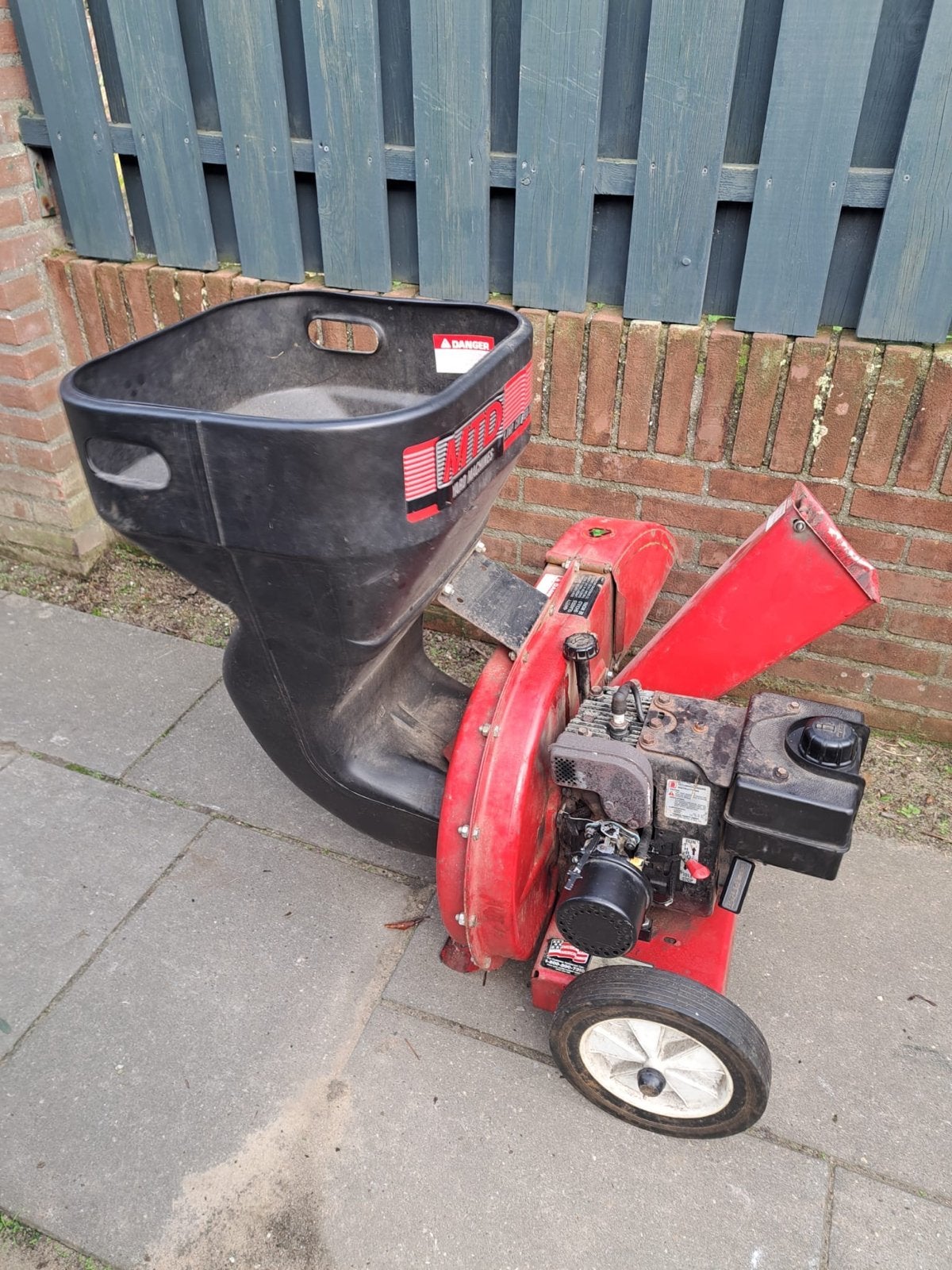 MTD Benzine Hakselaar - 4.0HP Chipper/Shredder, Ophalen, Gebruikt, Benzine, Met opvangbak