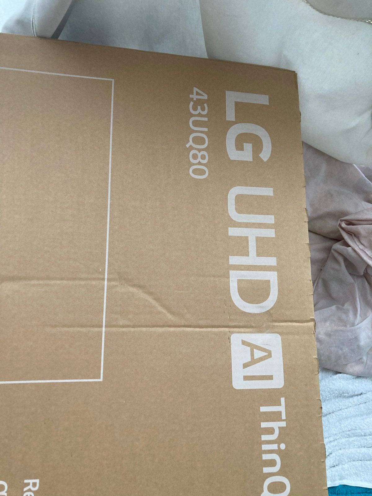 LG UHD AI ThinQ 43UQ80 4K Smart TV - Nieuw in doos, LED, 50 Hz, Nieuw, Ophalen of Verzenden