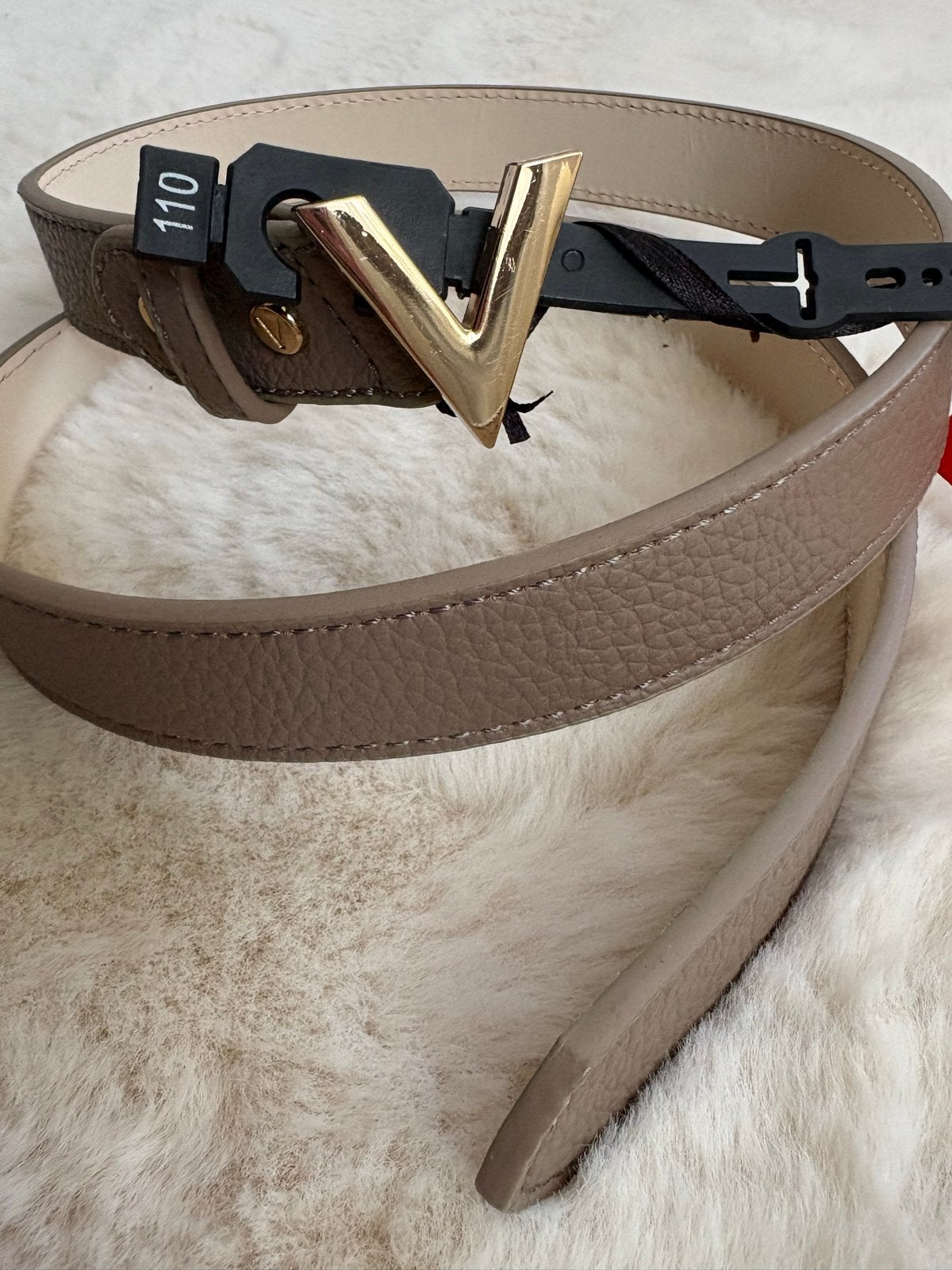 Valentino by Mario Valentino riem - Taupe - Nieuw, Overige kleuren, Echt leder, Nieuw, Heupriem