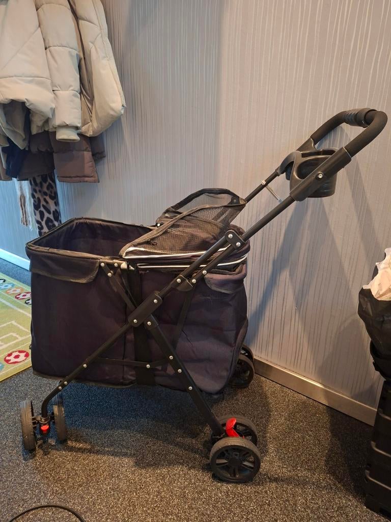 Hondenbuggy zgan, Dieren en Toebehoren, Honden-accessoires, Zo goed als nieuw, Ophalen