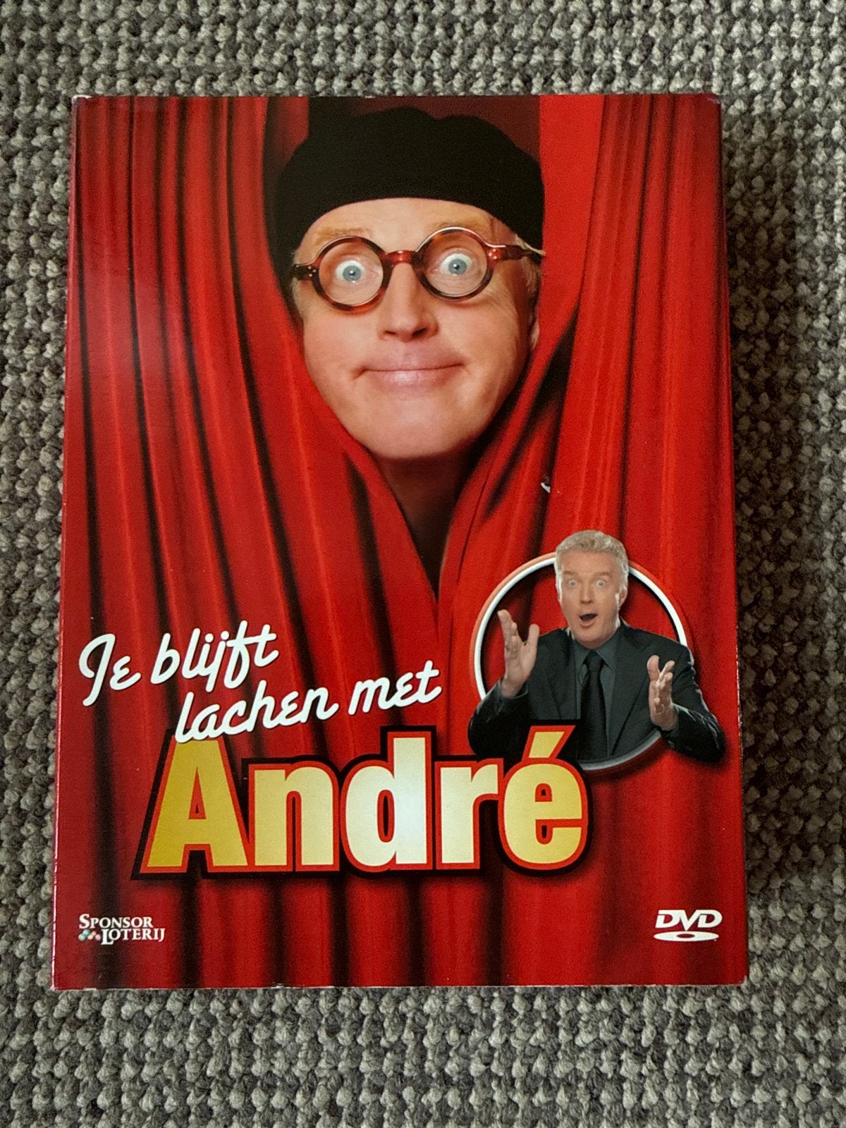 Je blijft lachen met André DVD Boxset - Komedie, 6 dvd’s, Ophalen of Verzenden, Zo goed als nieuw, Boxset, Inclusief doosje