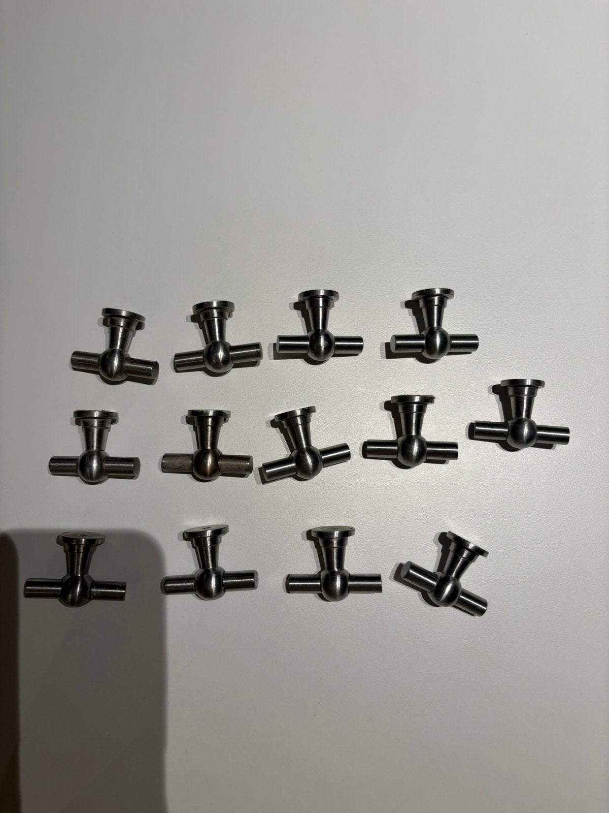 12 deur/keuken/commode/lade knopjes, Ophalen, Gebruikt