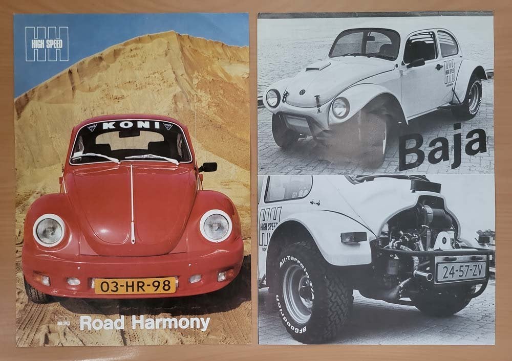 Leaflet Highspeed Kever en Baja, Ophalen of Verzenden, Gelezen, Volkswagen