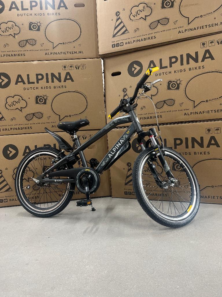 Alpina Trial Space Black Matt - 20 inch | Nieuw | Rijklaar, Fietsen en Brommers, Fietsen | Jongens, Ophalen, Nieuw, Handrem, 20 inch